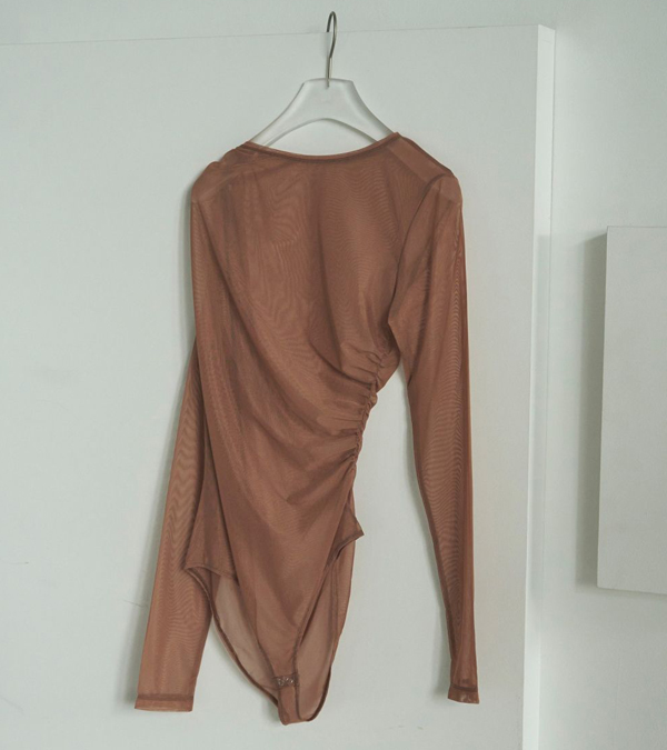 画像3: チュールギャザーボディースーツ　Tulle Gather Bodysuit