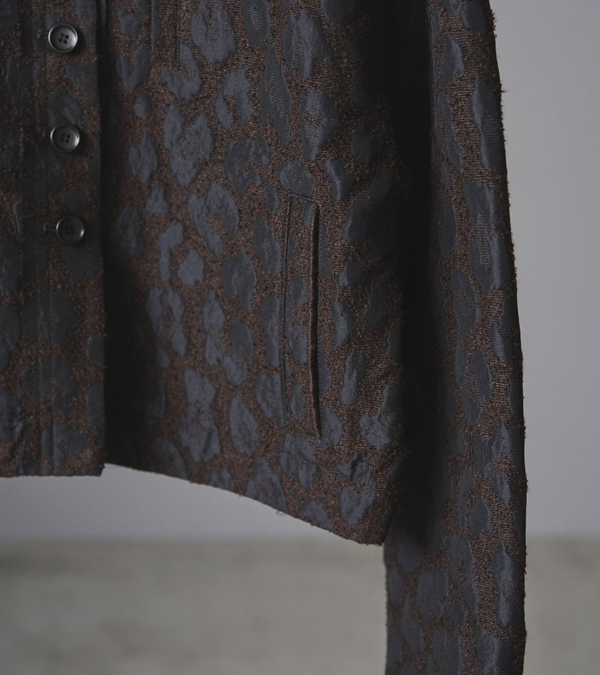 画像4: レオパードジャカードジャケット　Leopard Jacquard Jacket