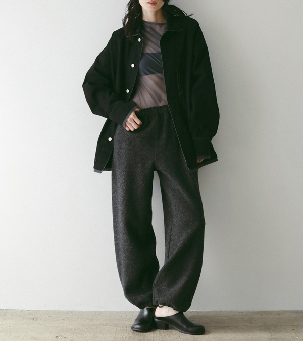 画像15: チュールギャザーボディースーツ　Tulle Gather Bodysuit