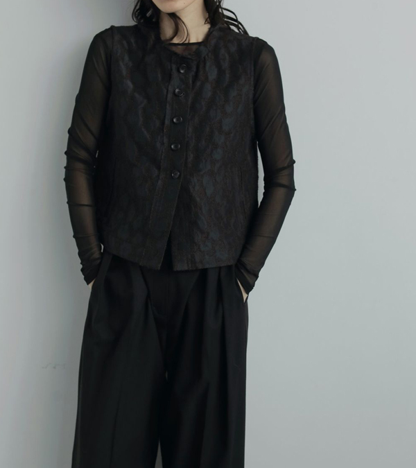 画像8: レオパードジャカードベスト　Leopard Jacquard Vest