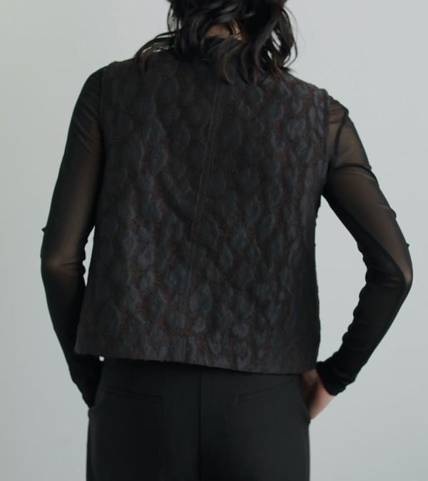 画像10: レオパードジャカードベスト　Leopard Jacquard Vest