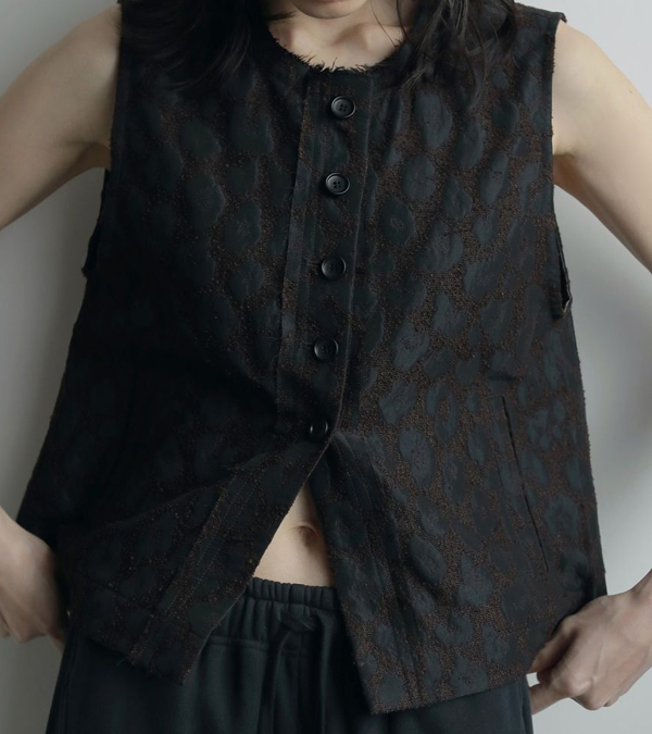 画像14: レオパードジャカードベスト　Leopard Jacquard Vest