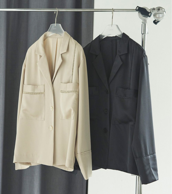 画像2: サテンテーラードシャツ　Satin Tailored Shirts