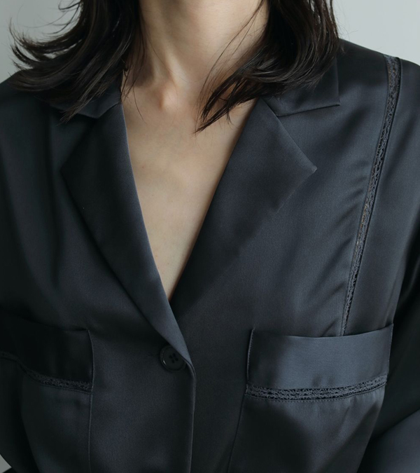 画像12: サテンテーラードシャツ　Satin Tailored Shirts