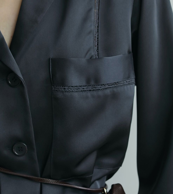 画像13: サテンテーラードシャツ　Satin Tailored Shirts