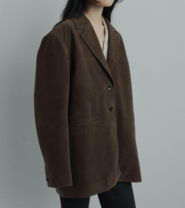 エコスエードジャケット Eco Suede Jacket/ànuke/アンヌーク