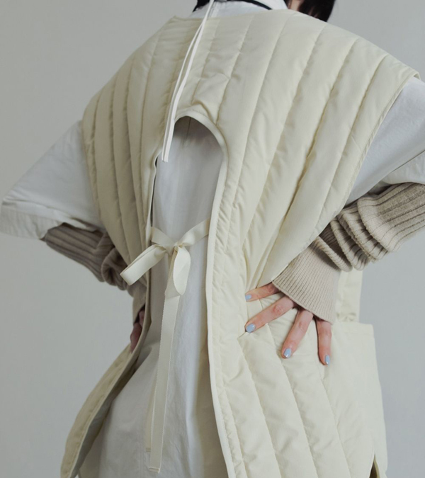 画像8: バックオープンストライプベスト　Backopen Stripe Vest