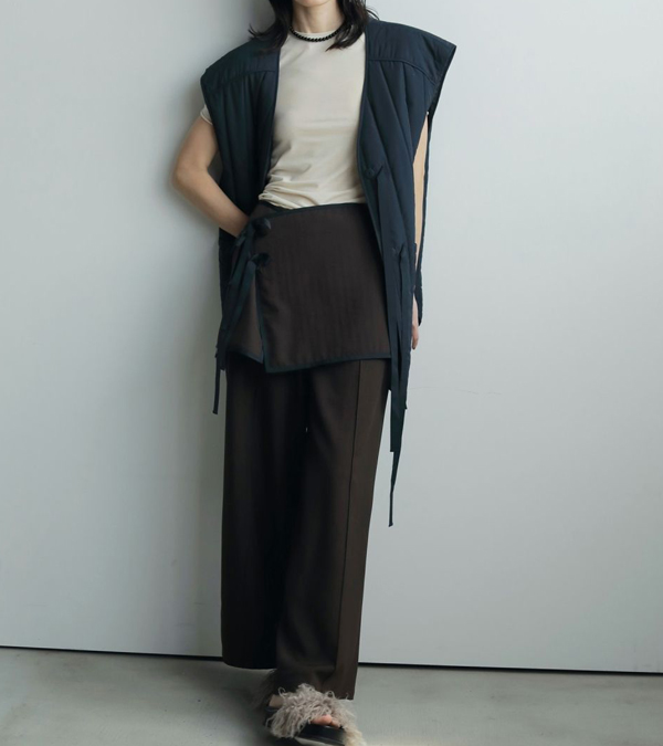 画像15: バックオープンストライプベスト　Backopen Stripe Vest