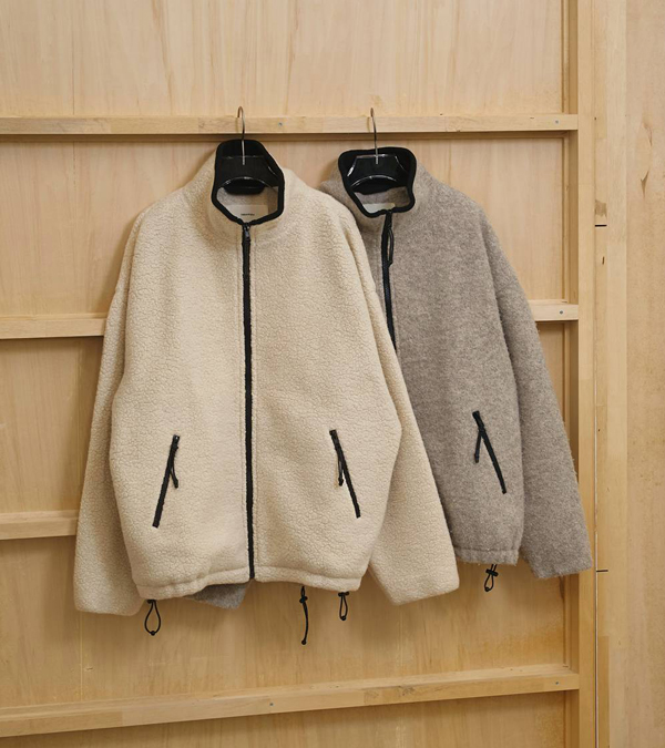 画像1: ウールボアジップジャケット　Woolboa Zip Jacket