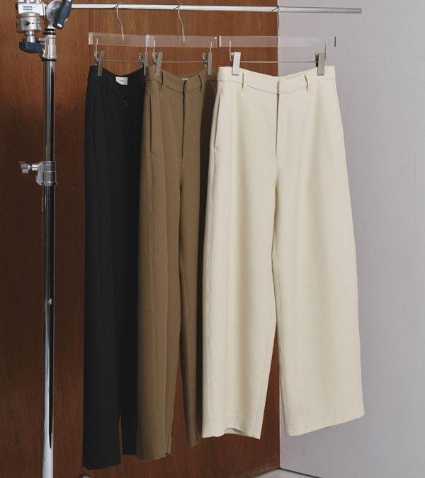 画像1: ワイドコクーントラウザーズ　Wide Cocoon Trousers