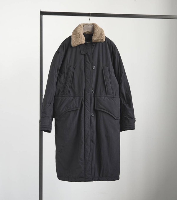 画像2: ボアカラーぺディングコート　oacollar Padding Coat