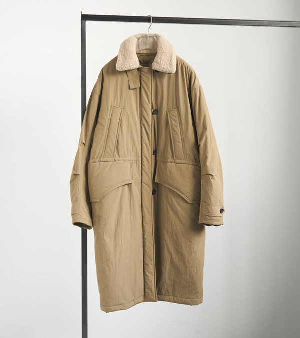画像3: ボアカラーぺディングコート　oacollar Padding Coat