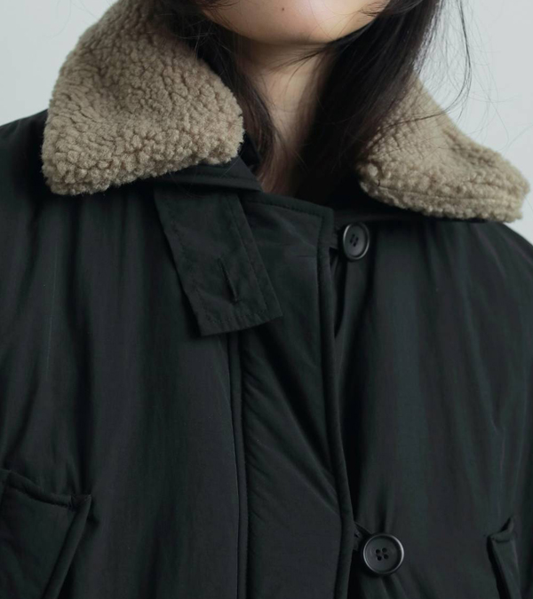 画像19: ボアカラーぺディングコート　oacollar Padding Coat