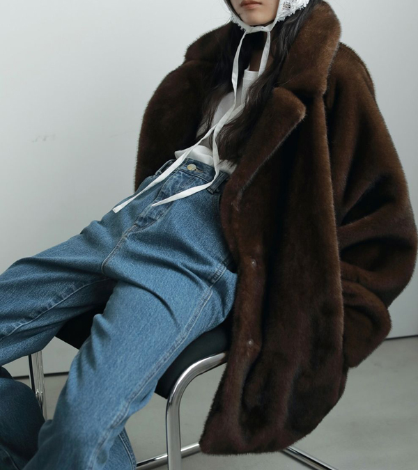 画像12: エコミンクファージャケット　Eco Minkfur Jacket