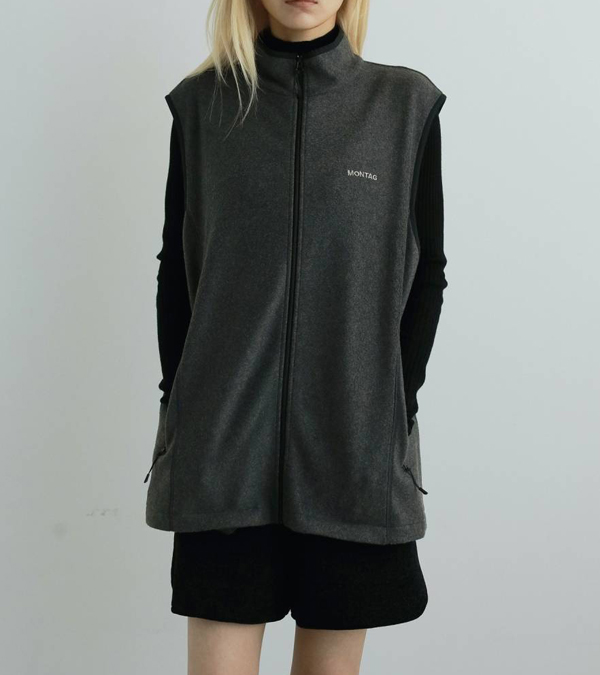 画像11: フリースジップベスト　Fleece Zip Vest