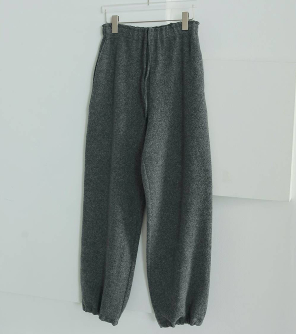画像2: ドローストリングウールパンツ　Drawstring Wool Pants