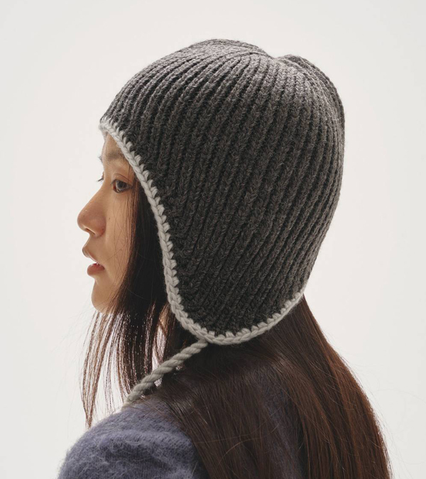 画像6: イヤーフラップニットキャップ　Ear Flap Knitcap