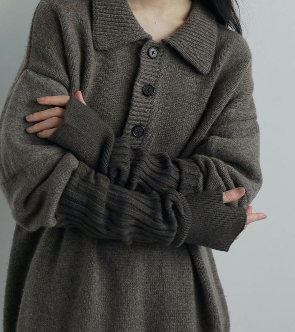 画像17: リブニットアームウォーマー　Rib Knit Armwarmers