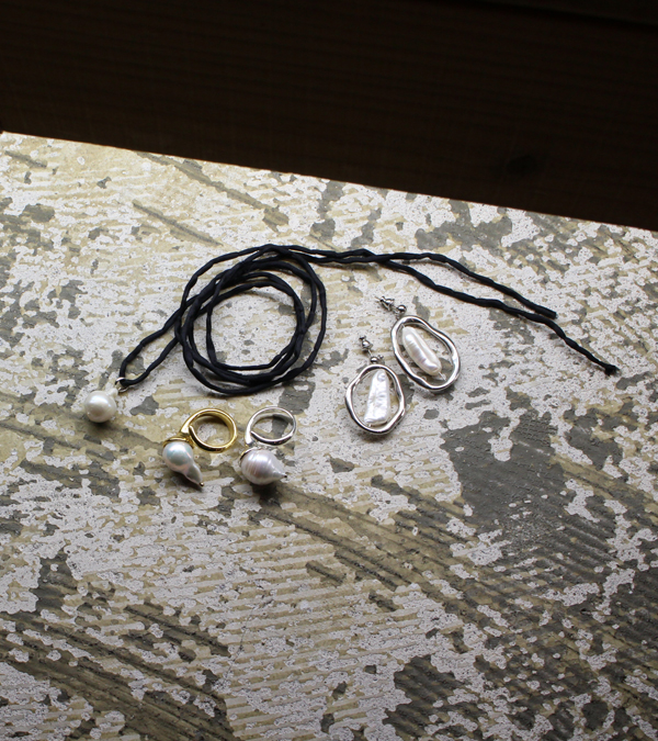 画像24: シルクコード×パールネックレス　Silkcord x Pearl Necklace