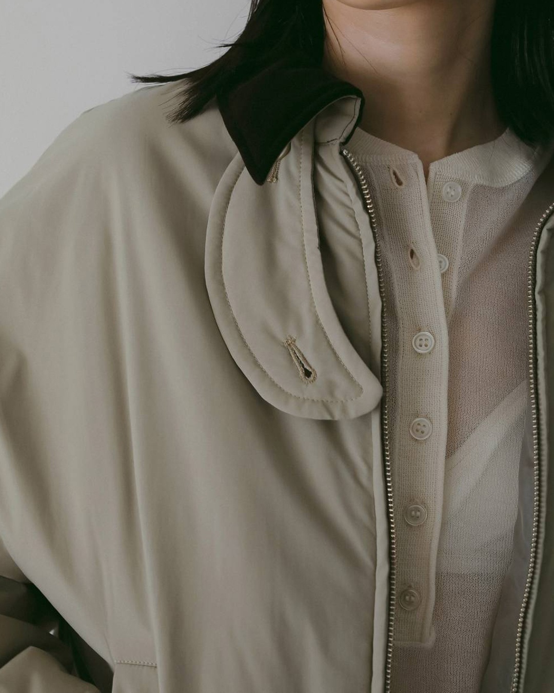 画像9: ベロアカラーブルゾン　Velour Collar Blouzon