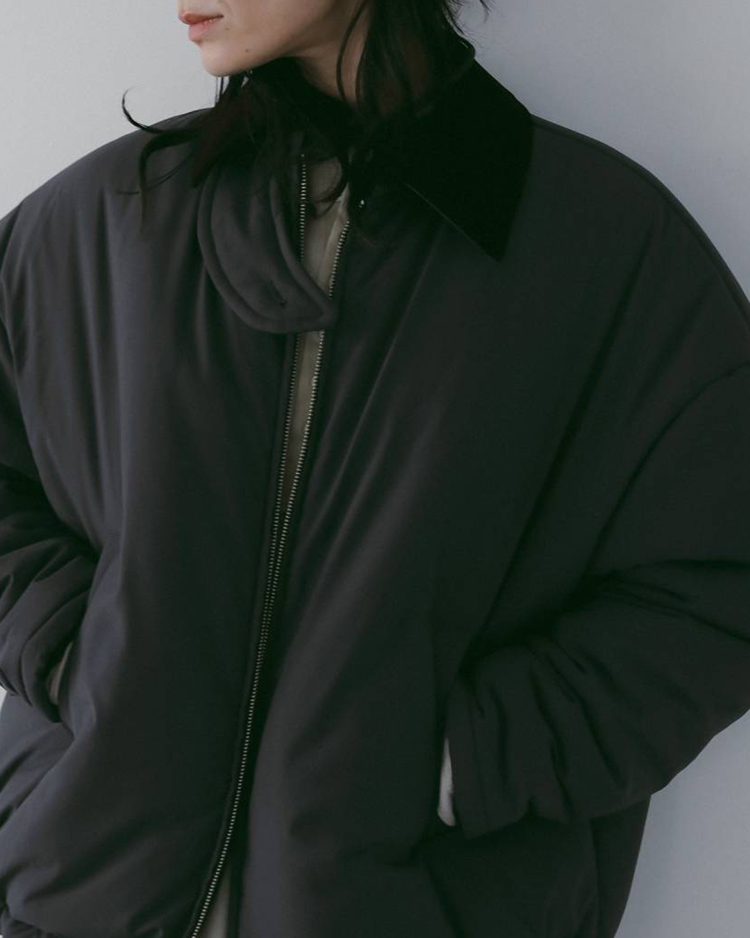 画像16: ベロアカラーブルゾン　Velour Collar Blouzon