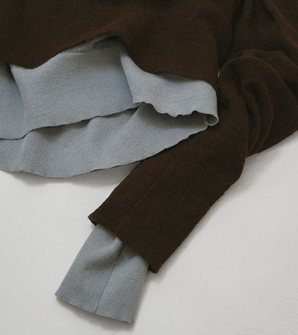 画像7: レイヤードポロニット　Layered Polo Knit