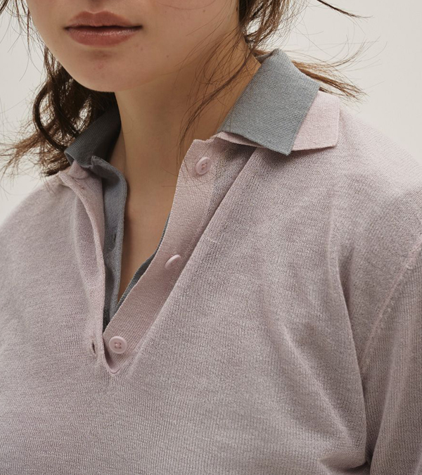 画像11: レイヤードポロニット　Layered Polo Knit