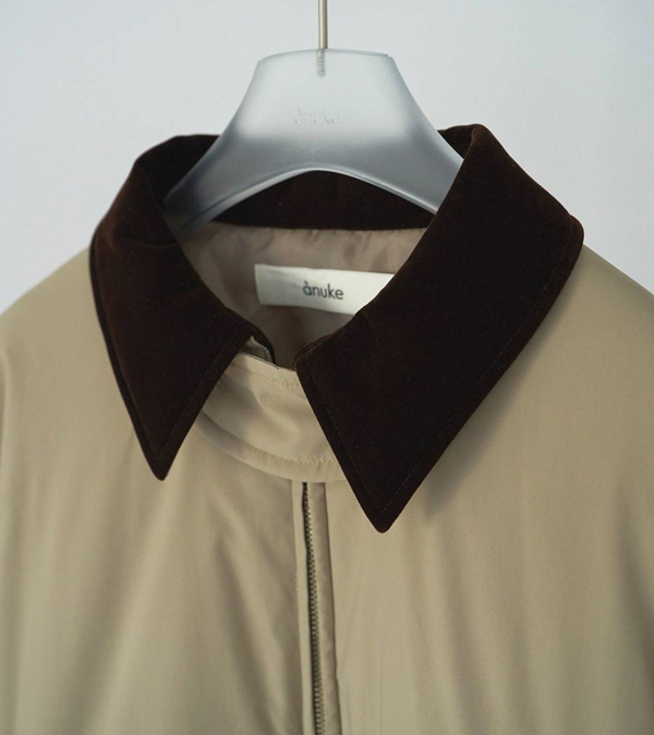 画像1: ベロアカラーブルゾン　Velour Collar Blouzon