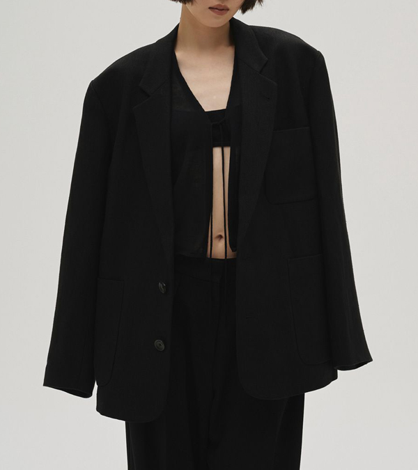 画像13: ボーイフレンドリネンジャケット　Boyfriend Linen Jacket