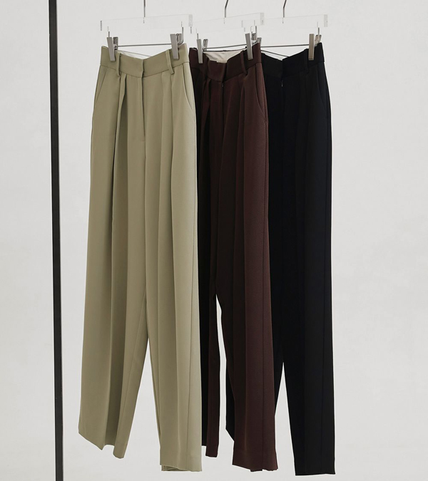 画像1: タックワイドトラウザーズ　Tuck Wide Trousers