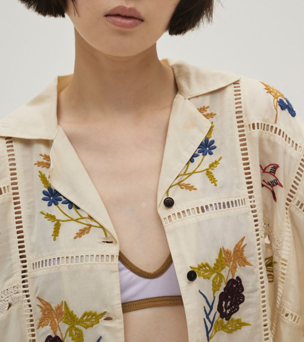 画像6: エンブロイダリーパッチワークシャツ　Embroidery Patchwork Shirts