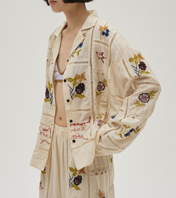 画像4: エンブロイダリーパッチワークシャツ　Embroidery Patchwork Shirts