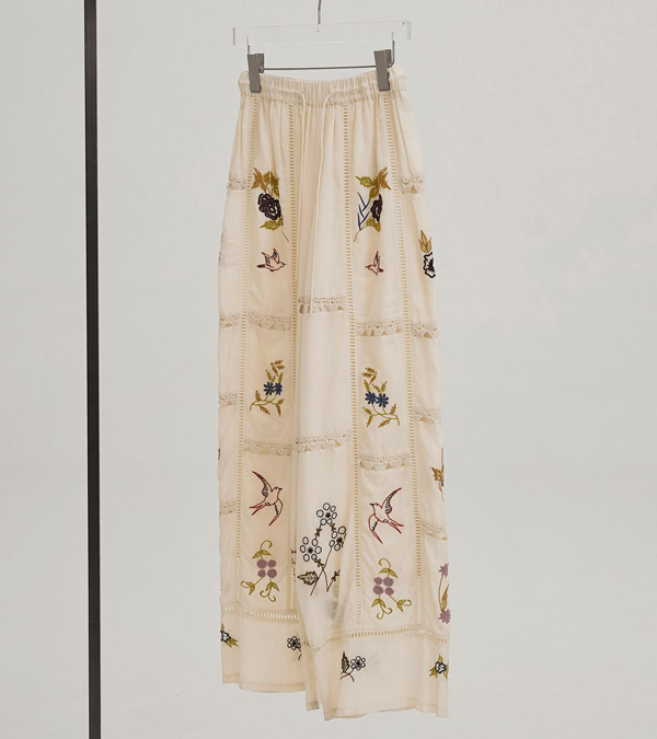 画像2: エンブロイダリーパッチワークトラウザーズ　Embroidery Patchwork Trousers