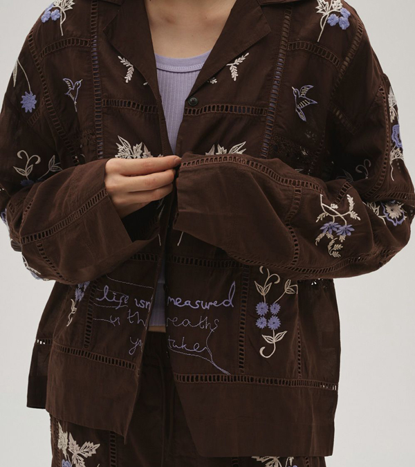 画像13: エンブロイダリーパッチワークシャツ　Embroidery Patchwork Shirts