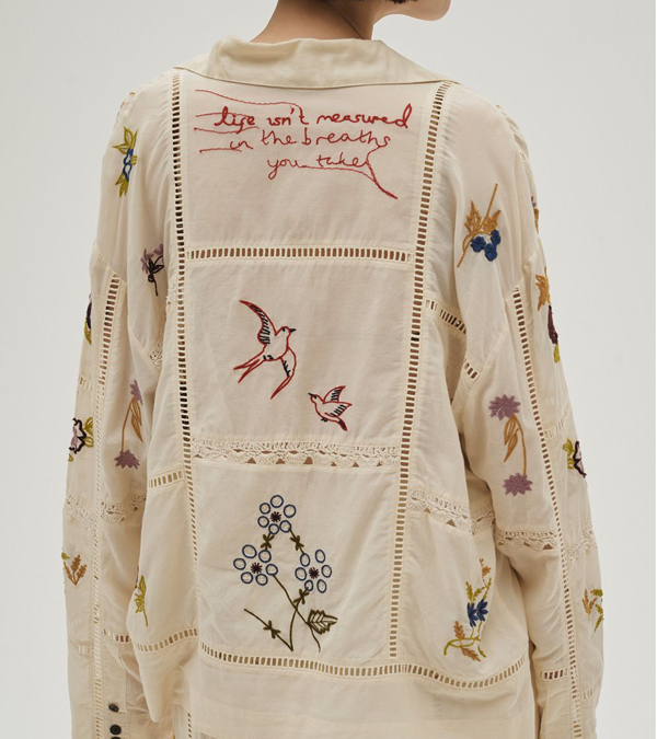 画像5: エンブロイダリーパッチワークシャツ　Embroidery Patchwork Shirts