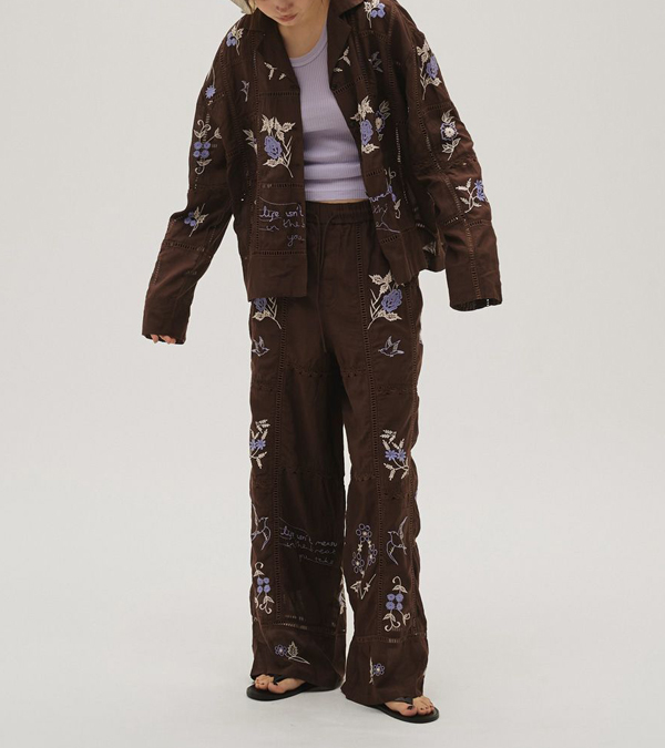 画像8: エンブロイダリーパッチワークトラウザーズ　Embroidery Patchwork Trousers