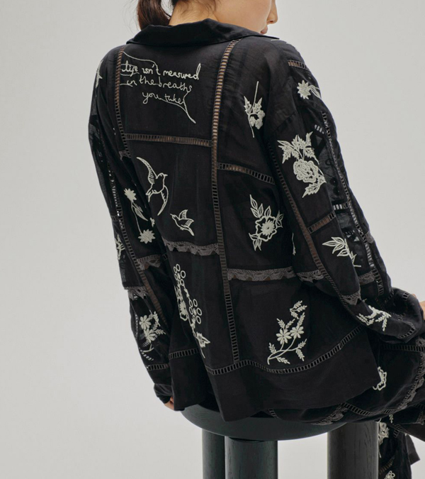 画像10: エンブロイダリーパッチワークシャツ　Embroidery Patchwork Shirts