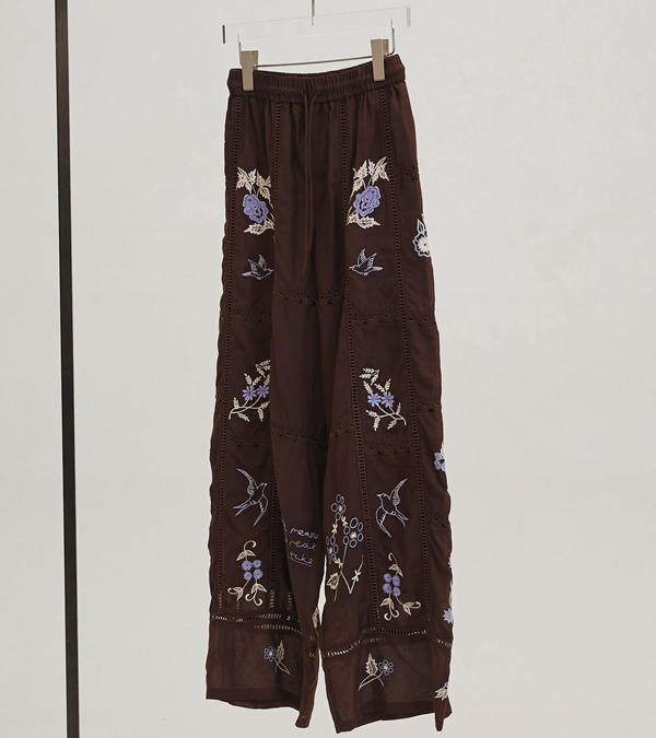 画像3: エンブロイダリーパッチワークトラウザーズ　Embroidery Patchwork Trousers