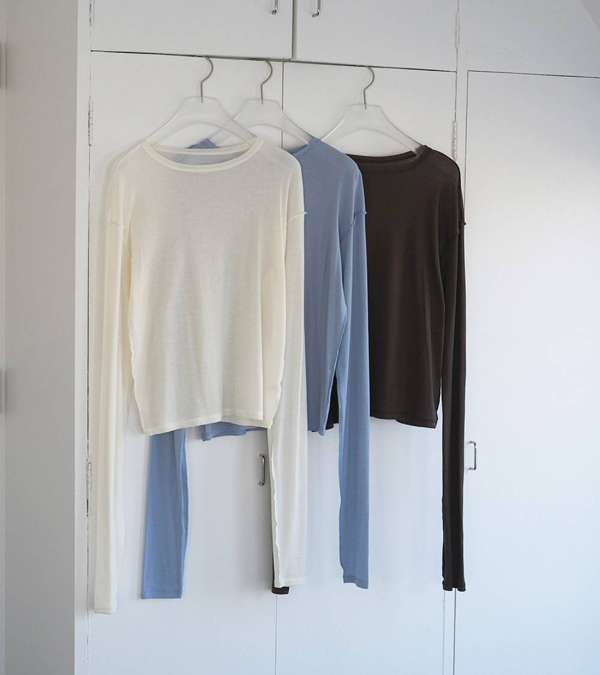 画像1: シアーロングTシャツ　Sheer Long T-Shirts