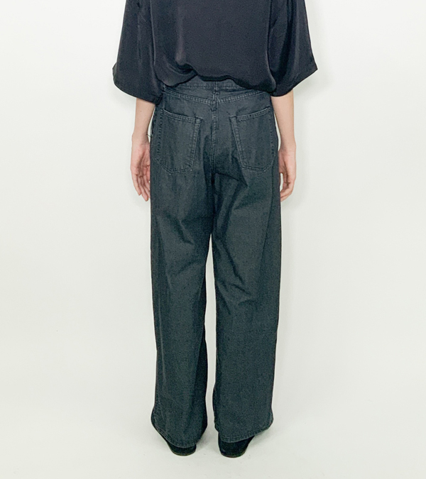 画像4:  タックワイドデニムパンツ