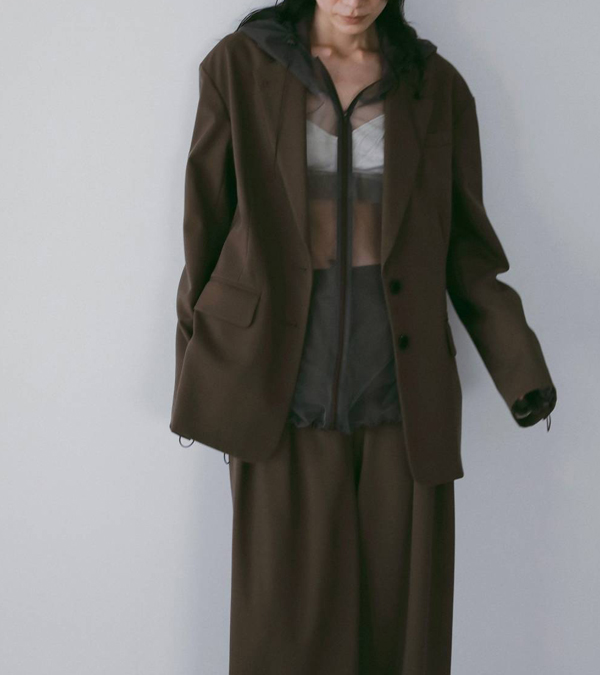 画像14: チュールジップブルゾンTulle Zip Blouzon