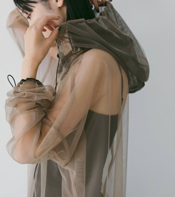 画像10: チュールジップブルゾンTulle Zip Blouzon