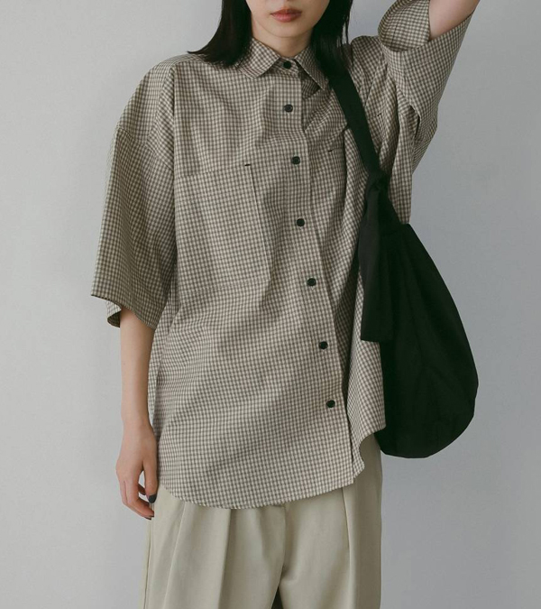 画像6: チェックオーバーシャツ　Check Over Shirts