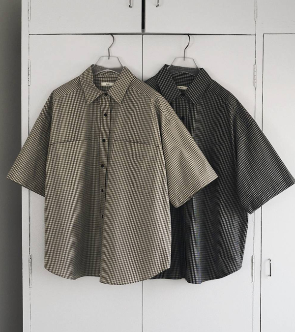 画像1: チェックオーバーシャツ　Check Over Shirts
