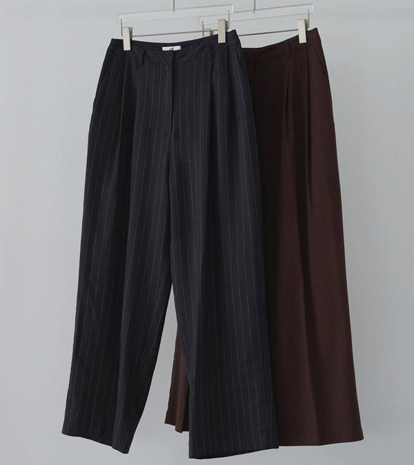 画像2: リネンタックパンツ　Linen Tuck Pants