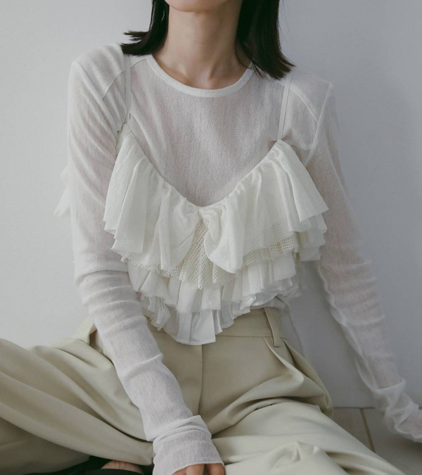 画像8: コットンチュールトップス　Cotton Tulle Tops