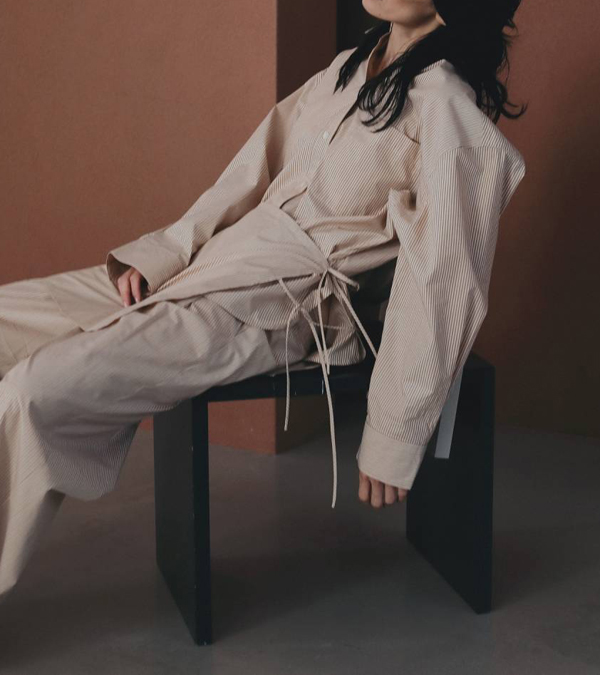 画像14: ストライプレイヤードパンツ　Stripe Layered Pants