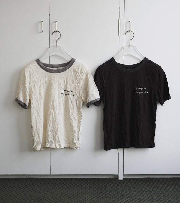 画像1: レタリングワッシャーティーシャツ　Lettering Washer T-Shirts