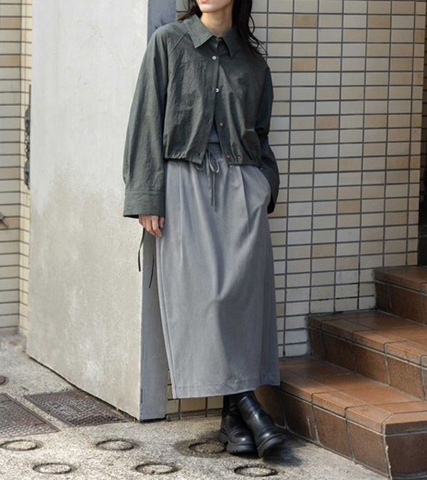 画像7: サテンジャージータイトスカート