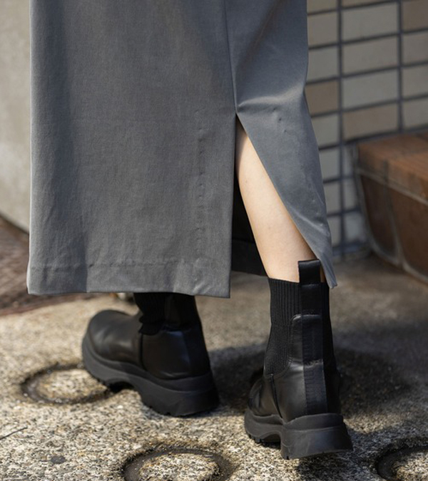 画像13: サテンジャージータイトスカート